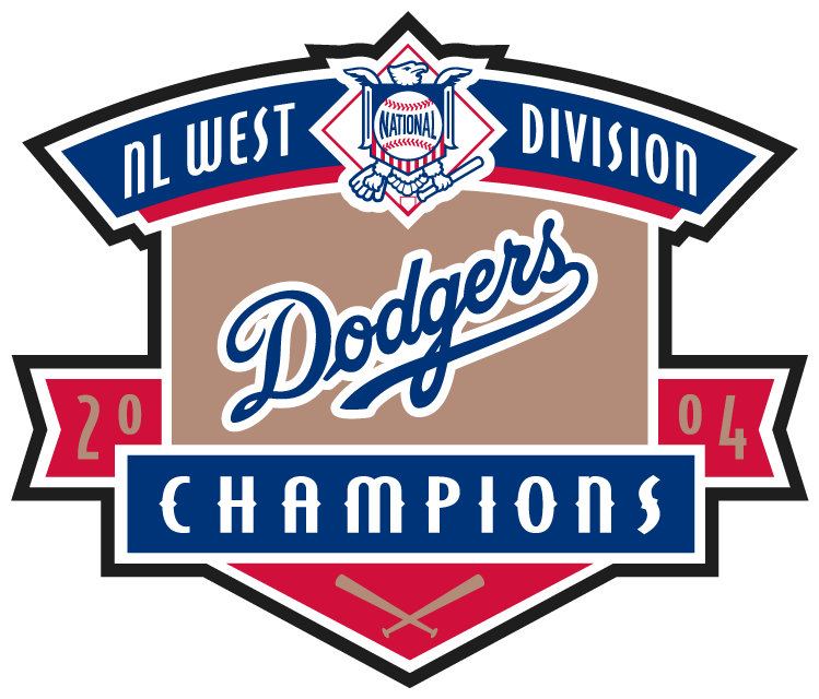 Los Angeles Dodgers 2004 Champion Logo iron on paper